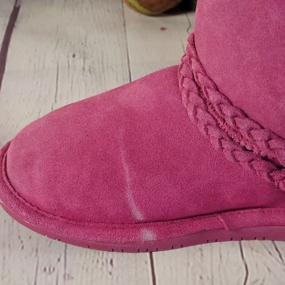 BEARPAW Girl's Adele Low Top Suede Boots
